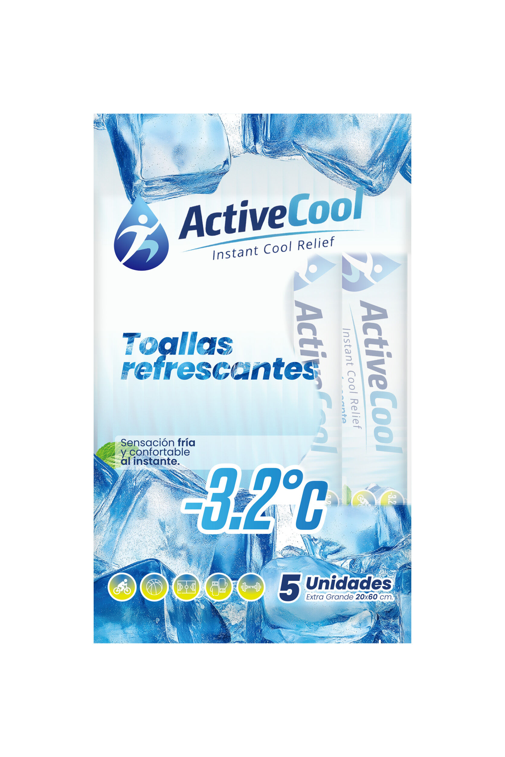 Toalla Refrescante Activecool Paquete X 5